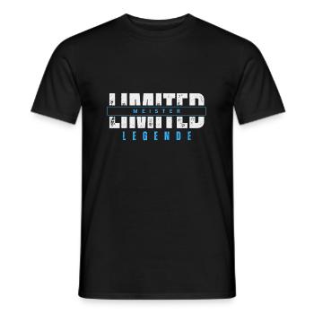 Maître Légende limité. - T-shirt homme - noir - Devant - AI Model Male 178 light (178cm)