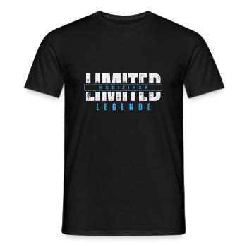 Légende médicale limitée. - T-shirt homme - noir - Devant - AI Model Male 178 light (178cm)
