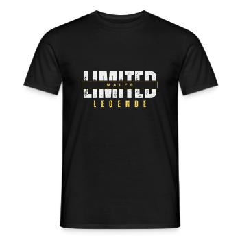 Limited Painter Legend. - Men's T-Shirt - black - Front - AI Model Male 178 light (178cm)