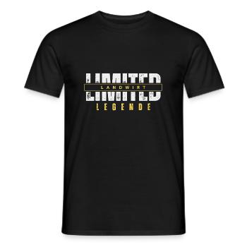 Légende fermière limitée. - T-shirt homme - noir - Devant - AI Model Male 178 light (178cm)
