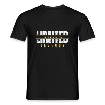 Limited merchant legend. - Men's T-Shirt - black - Front - AI Model Male 178 light (178cm)