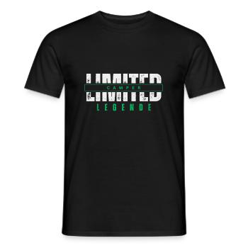 Limited Camper Legende. - Männer T-Shirt - Schwarz - Vorne - AI Model Male 178 light (178cm)