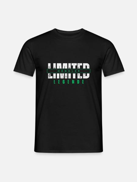 Légende de commerçant limitée. - T-shirt homme - noir