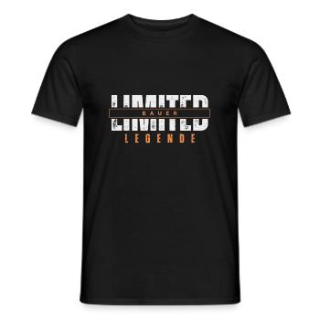 Légende Farmer limitée. - T-shirt homme - noir - Devant - AI Model Male 178 light (178cm)