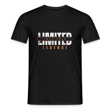 Limited Painter Legend. - Men's T-Shirt - black - Front - AI Model Male 178 light (178cm)