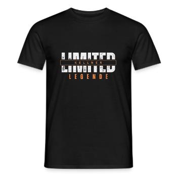 Limited Waiter Legend. - Men's T-Shirt - black - Front - AI Model Male 178 light (178cm)