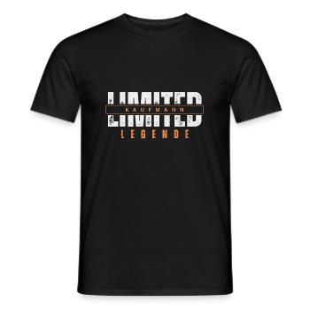 Limited merchant legend. - Men's T-Shirt - black - Front - AI Model Male 178 light (178cm)