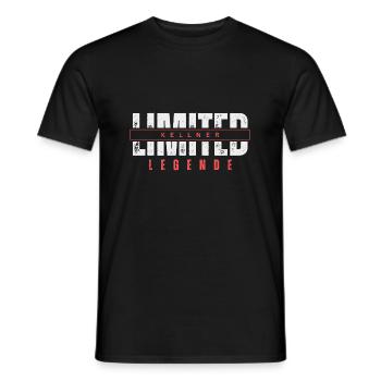 Limited Waiter Legend. - Men's T-Shirt - black - Front - AI Model Male 178 light (178cm)