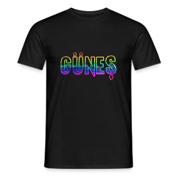 Güneş RS Arc-en-ciel - T-shirt homme - noir - Devant - AI Model Male 178 light (178cm)