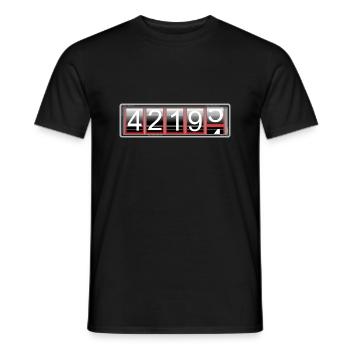 Marathon - Men's T-Shirt - black - Front - AI Model Male 178 light (178cm)