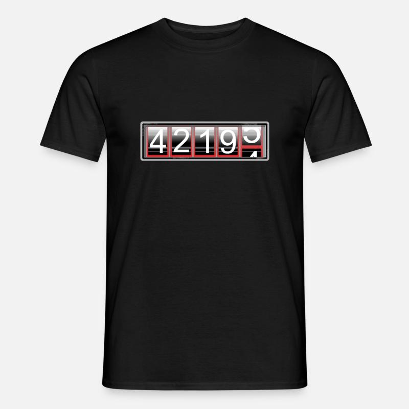 Marathon - Männer T-Shirt - Schwarz