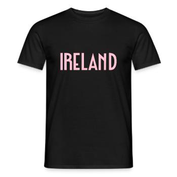 Irlande - T-shirt homme - noir - Devant - AI Model Male 178 light (178cm)