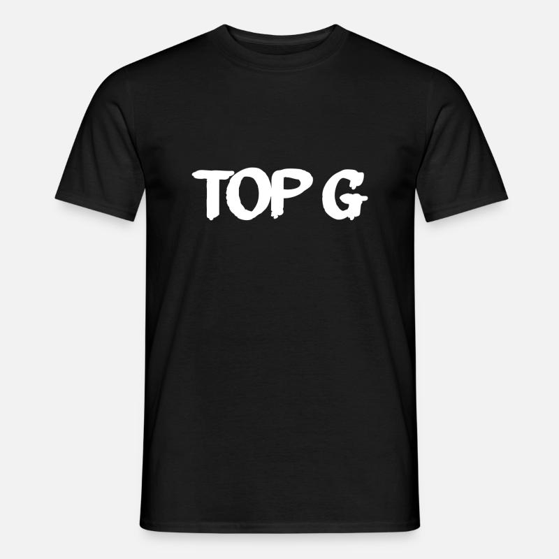 Top G - Männer T-Shirt - Schwarz