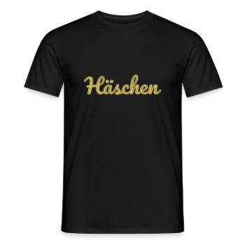 Häschen - Männer T-Shirt - Schwarz - Vorne - AI Model Male 178 light (178cm)