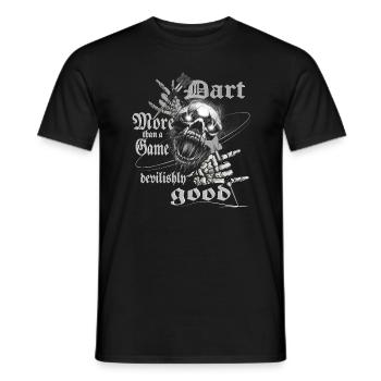 Dart design devilishly good, Dart devilishly good, - Men's T-Shirt - black - Front - AI Model Male 178 light (178cm)