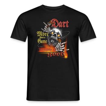 Dart design devilishly good, Dart devilishly good, - Men's T-Shirt - black - Front - AI Model Male 178 light (178cm)