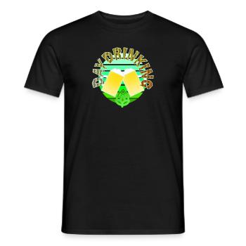 daydrinking Biershirt Bier Hopfen Craftbeer - Männer T-Shirt - Schwarz - Vorne - AI Model Male 178 light (178cm)