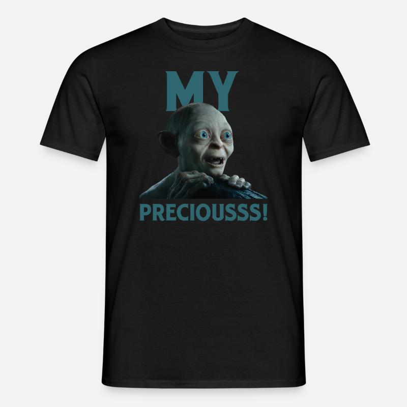 Der Hobbit Witziges Gollum-Design Mein Schatz - Männer T-Shirt - Schwarz