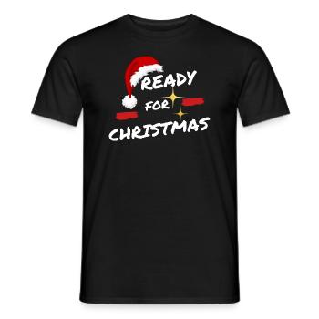 Ready for Christmas - Design - Christmas - Männer T-Shirt - Schwarz - Vorne - AI Model Male 178 light (178cm)