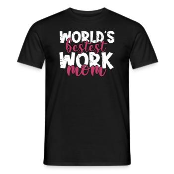 Die beste Arbeitsmutter der Welt Die Beste Mama aller Zeiten - Männer T-Shirt - Schwarz - Vorne - AI Model Male 178 light (178cm)