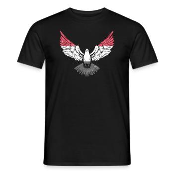Yemen Dove - Stand with Yemen - Men's T-Shirt - black - Front - AI Model Male 178 light (178cm)
