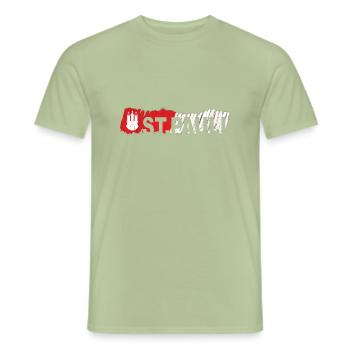 St.Pauli 2FB - T-shirt homme - vert sauge - Devant - AI Model Male 178 light (178cm)