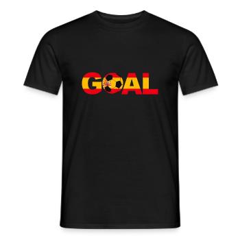 Fußball Spanien Tor - Männer T-Shirt - Schwarz - Vorne - AI Model Male 178 light (178cm)