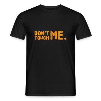 NE ME TOUCHEZ PAS. T-shirt cool et nouveau. CONCEPTION MAXIMALE - T-shirt homme - noir - Devant - AI Model Male 178 light (178cm)