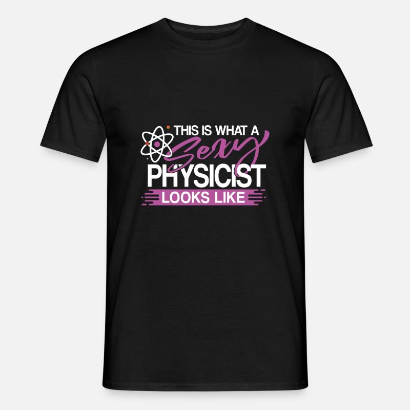Physiker - Männer T-Shirt - Schwarz