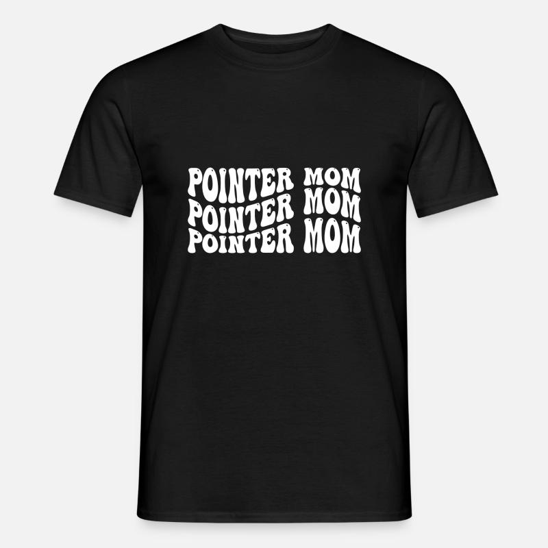 Pointer Mom - Männer T-Shirt - Schwarz
