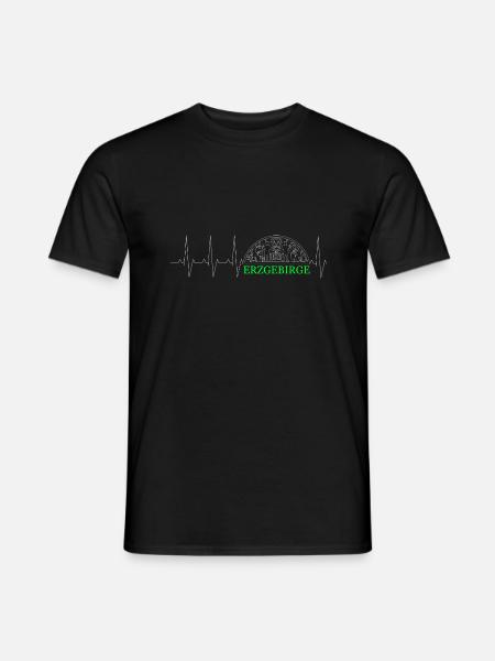 Erzgebirge - Männer T-Shirt - Schwarz