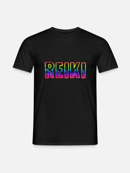Reiki RS Rainbow - Men's T-Shirt - black