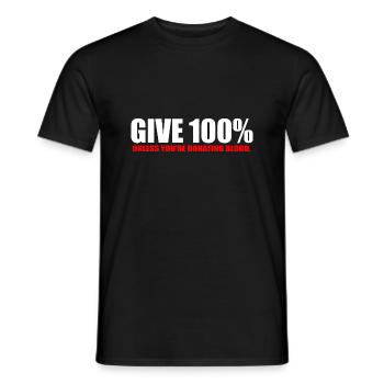 Don de sang citation amusante - T-shirt homme - noir - Devant - AI Model Male 178 light (178cm)