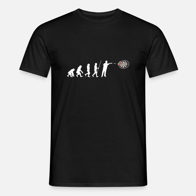 Darts Evolution Dart Player - Men's T-Shirt - black