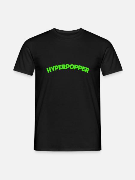 Retro 90s Hyperpop Aesthetic Music - Men's T-Shirt - black