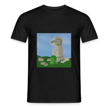 Dartmoor Walk #1 - Men's T-Shirt - black - Front - AI Model Male 178 light (178cm)