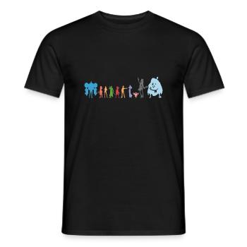 Crew Nakama - T-shirt homme - noir - Devant - AI Model Male 178 light (178cm)