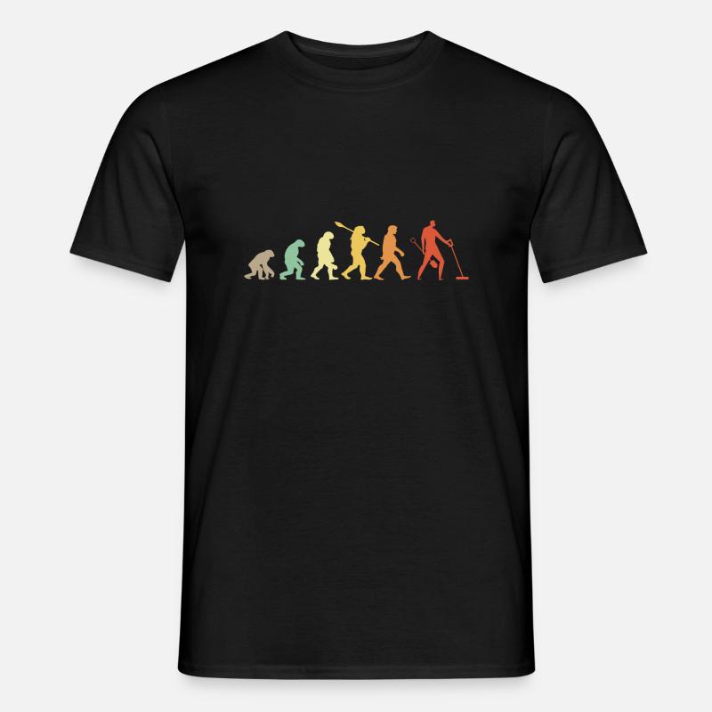 Evolution Treasure Hunter Metalldetektor - Männer T-Shirt - Schwarz