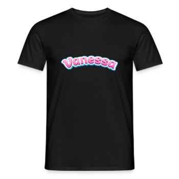 Vanessa Gift - Men's T-Shirt - black - Front - AI Model Male 178 light (178cm)