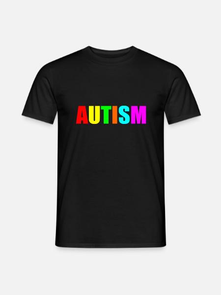 autism quote - Men's T-Shirt - black