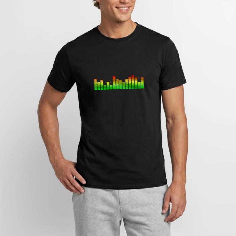 Music equalizer & visualizer Men's T-Shirt