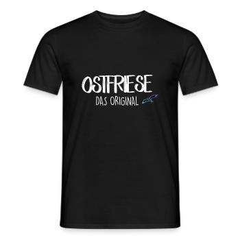 Ostfriese Das Original Norddeutschland - Männer T-Shirt - Schwarz - Vorne - AI Model Male 178 light (178cm)