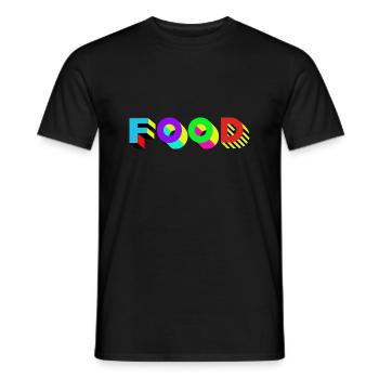 Nourriture savoureuse - T-shirt homme - noir - Devant - AI Model Male 178 light (178cm)