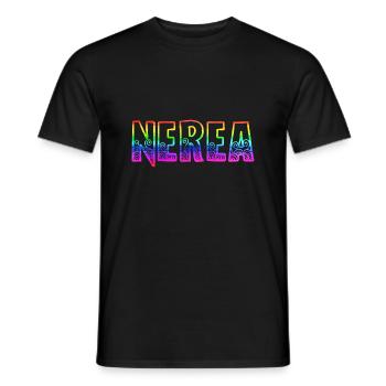 nerea rs arc-en-ciel - T-shirt homme - noir - Devant - AI Model Male 178 light (178cm)