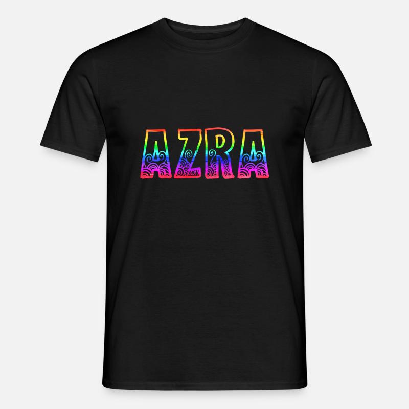 azra rs regenbogen - Männer T-Shirt - Schwarz