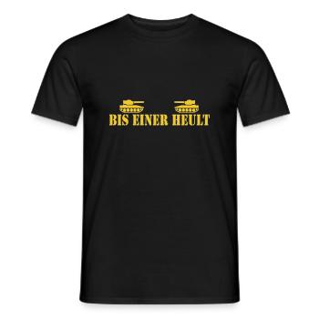à un hurlement - T-shirt homme - noir - Devant - AI Model Male 178 light (178cm)