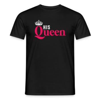 Partnerlook Beziehung Partnerschaft T-Shirt - Männer T-Shirt - Schwarz - Vorne - AI Model Male 178 light (178cm)
