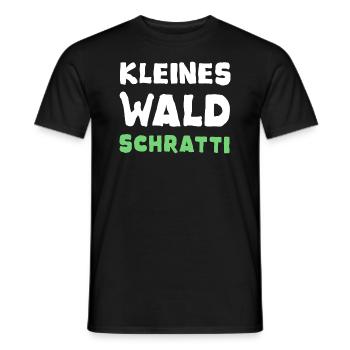 Kleines Wald Schratti - Männer T-Shirt - Schwarz - Vorne - AI Model Male 178 light (178cm)