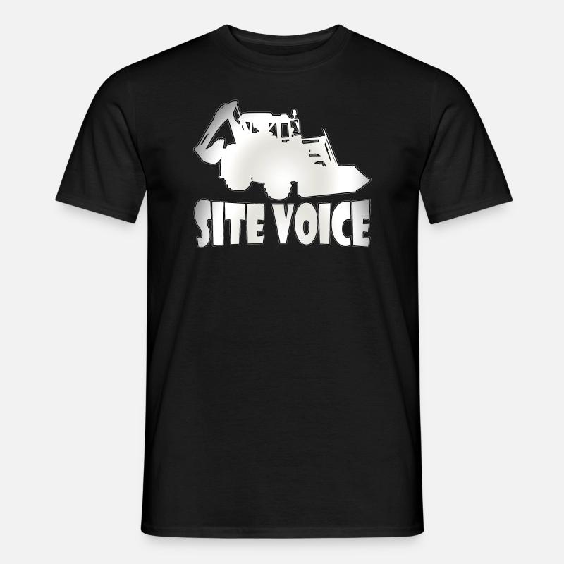 Baggerfahrer Baggerfahrerin Geschenke Männer Bau - Männer T-Shirt - Schwarz