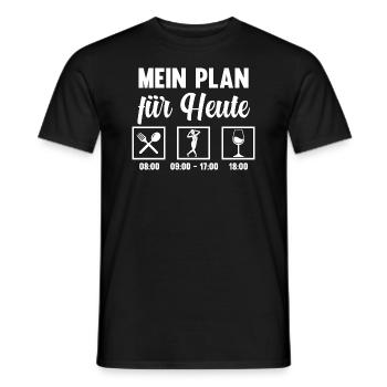 Jazz Tänzer - Männer T-Shirt - Schwarz - Vorne - AI Model Male 178 light (178cm)